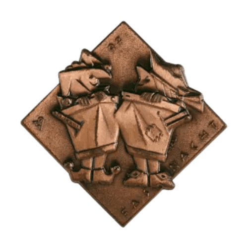 Basler Fasnacht - Blaggedde 2026 Kupfer - Rhymühli Waggis 1980