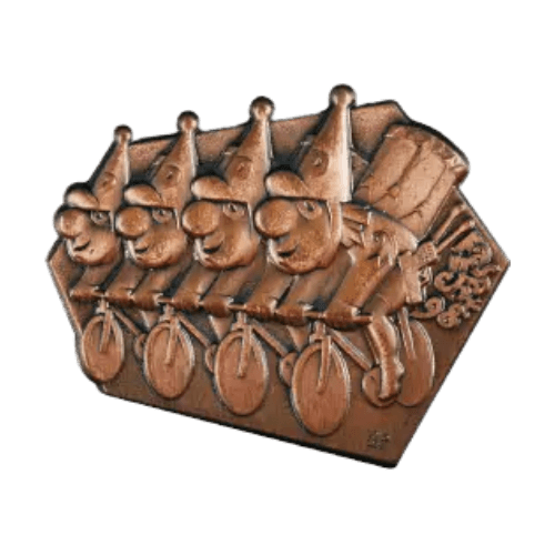 Basler Fasnacht - Blaggedde 2026 Kupfer - Rhymühli Waggis 1980