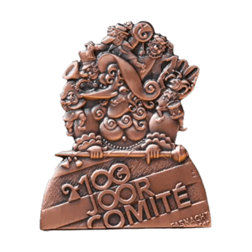 Basler Fasnacht - Blaggedde 2026 Kupfer - Rhymühli Waggis 1980