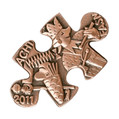 Basler Fasnacht - Blaggedde 2026 Kupfer - Rhymühli Waggis 1980